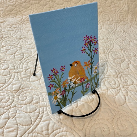 "Sing Me A Melody" - 5x7 Acrylic Painting - Picture 2 of 4